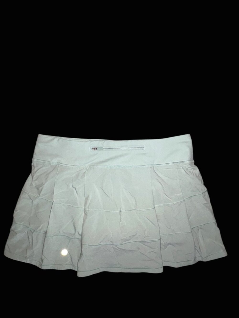 NWOT Lululemon Pace Rival Mid-Rise Skirt 15" Tall Delicate Mint Lined Shorts 8 - Picture 3 of 9